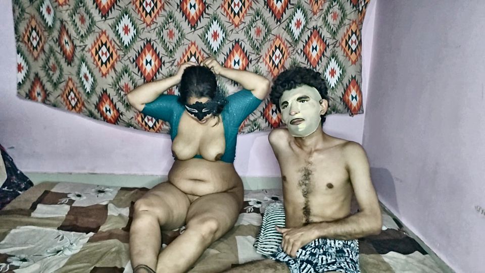 Seema Aunty Threesome with Nikhil Part 2