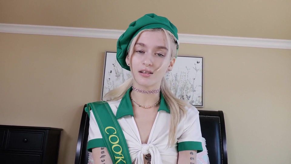 Petite Blonde Emma Rosie Rimming in POV