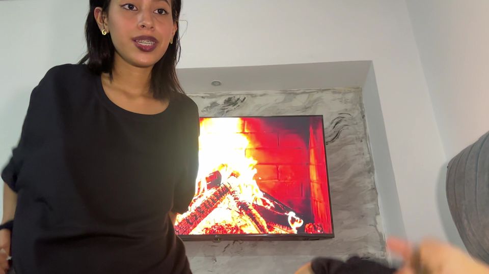 POV I fuck my weird big-tits gothic friend for the first time in exchange for helping me with chores POV ENDS UP IN REAL HOMEMADE SEX