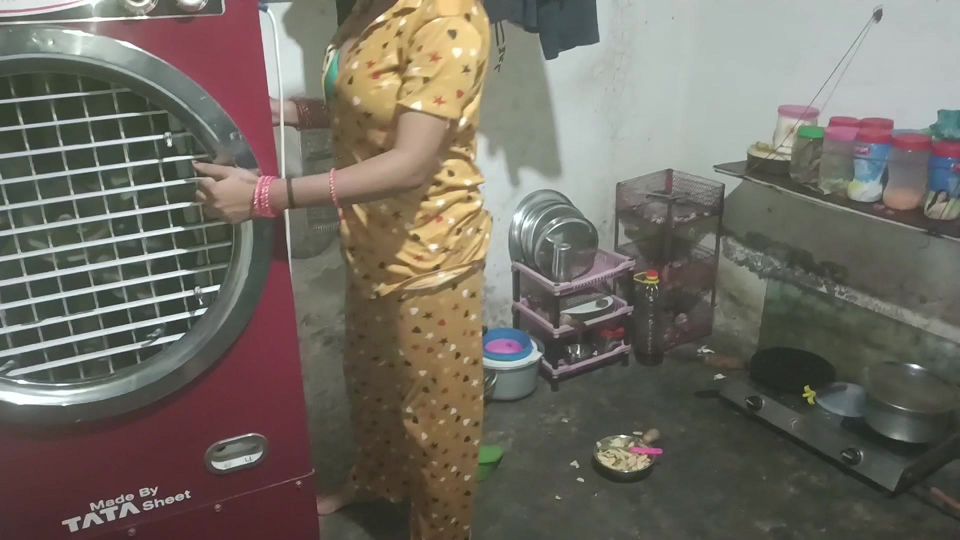 Step-sister's ass in the kitchen with step-brother's cock in doggy style Hindi audio