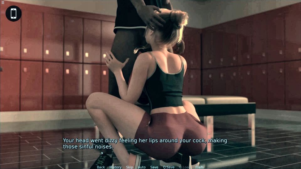 Sexy Girl Giving Blowjob To Jack Big Cock In Gym Locker Room
