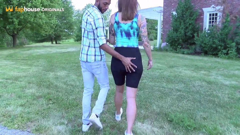 Naughty Tattooed Vixen Can't Wait to Fuck Next to the Pool