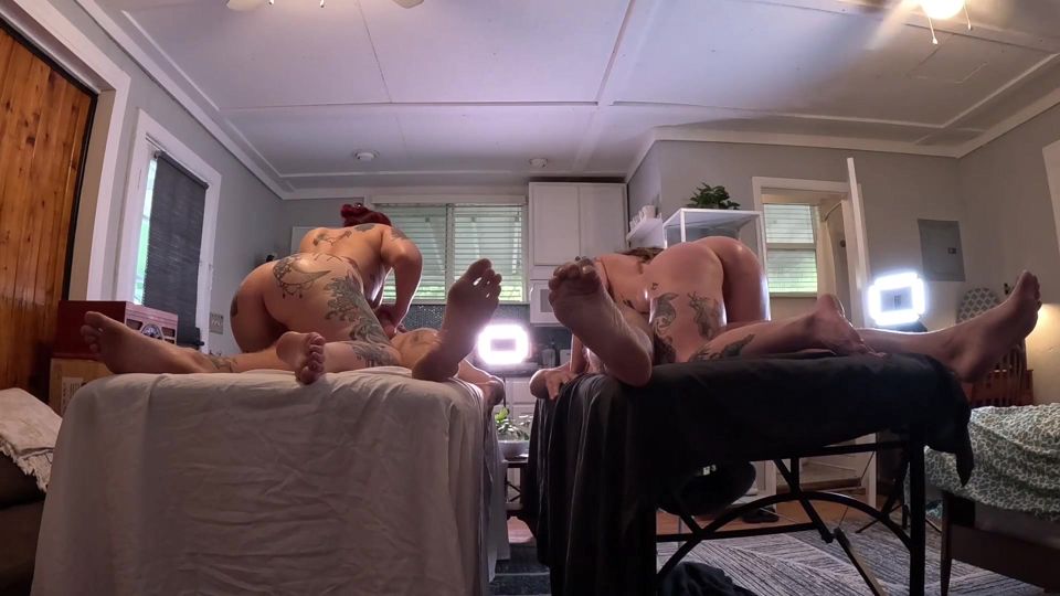 Nuru Massage Foursome with Babz & Scarlet