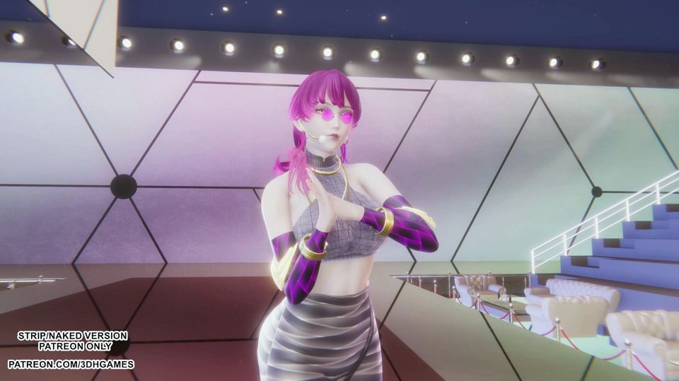 MMD MAMAMOO - Starry Night Evelynn Sexy Kpop Dance League of Legends Hentai Uncensored 4K 60FPS