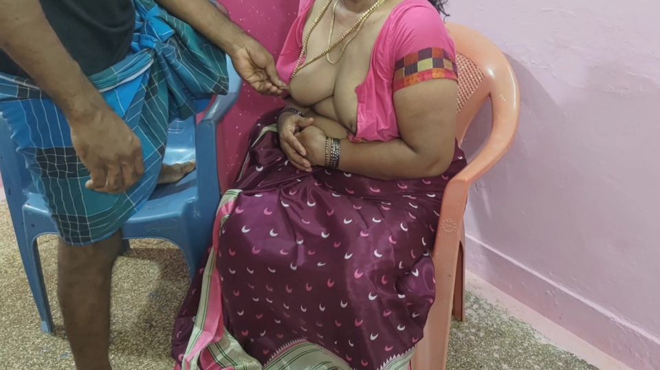 Amateur Desi Stepmom's Hardcore Chair Session with Her Thirsty Stepson - Rough Doggystyle & Creampie