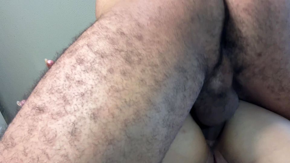 Fucking wife's ass with big cock