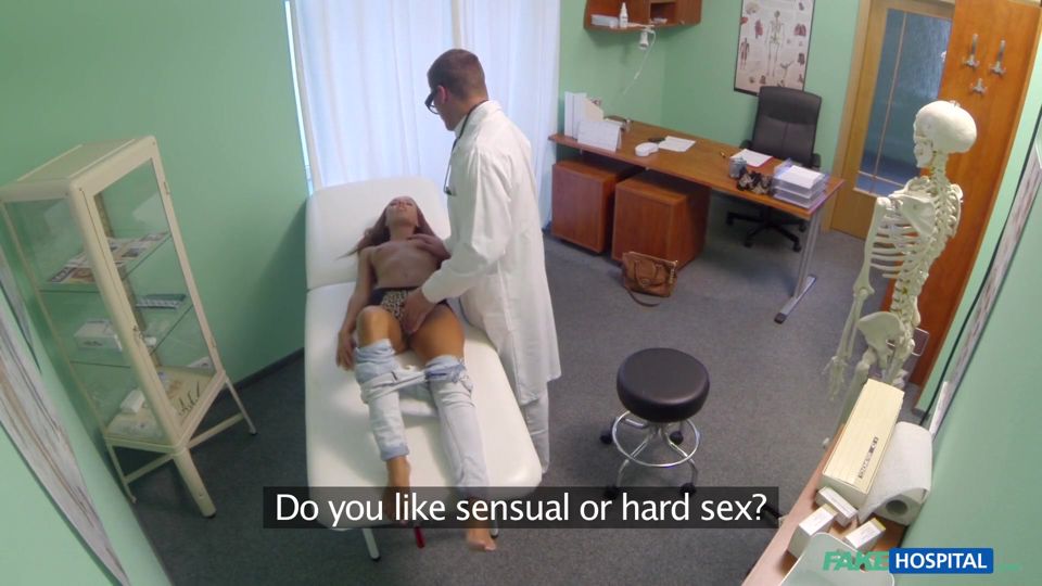Fake Hospital - Hot Young Ass Talked Into Full Examination Takes a Creampie