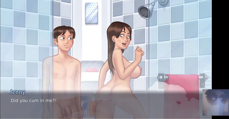 CUTE STEPSIS JENNY ALL BATHROOM LEWD SCENES! SUMMER TIME SAGA NEW UPDATE!
