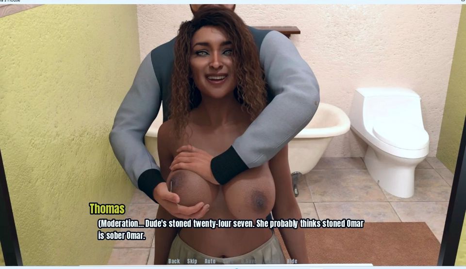 Grandma's house gameplay milking the milf