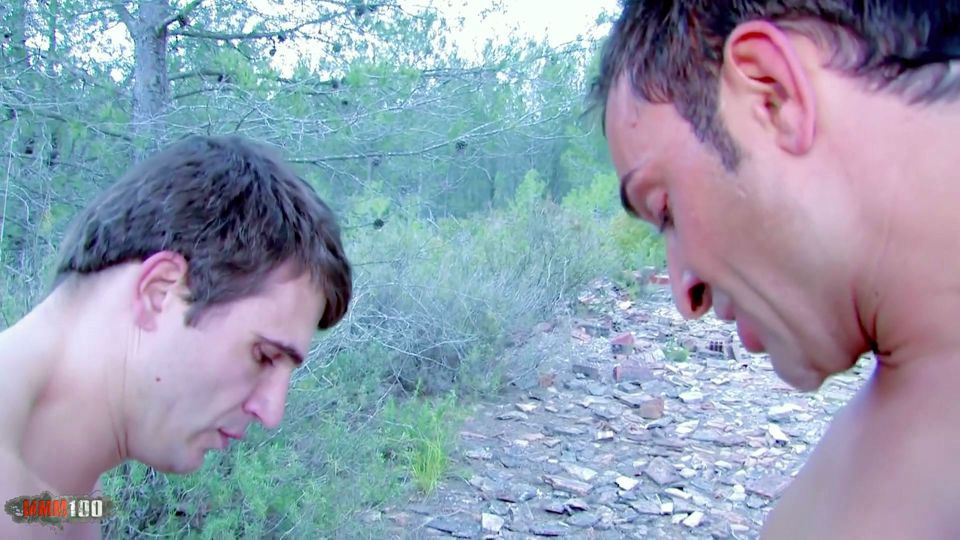 European Babes Fayna Vergara & Molly Wood Outdoor Anal Blowjob Cumshot