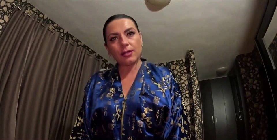Slutty Geisha Fantasy Deep Throat, Satin Tease and Cum Play