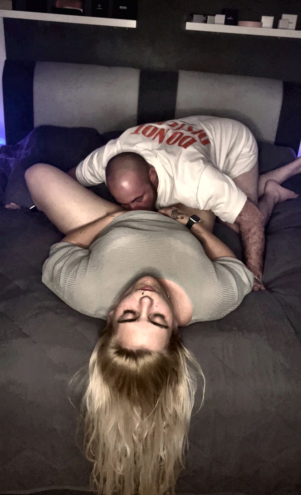 She fingers herself, I lick her, she kneads my ass, I fuck her We come to orgasm