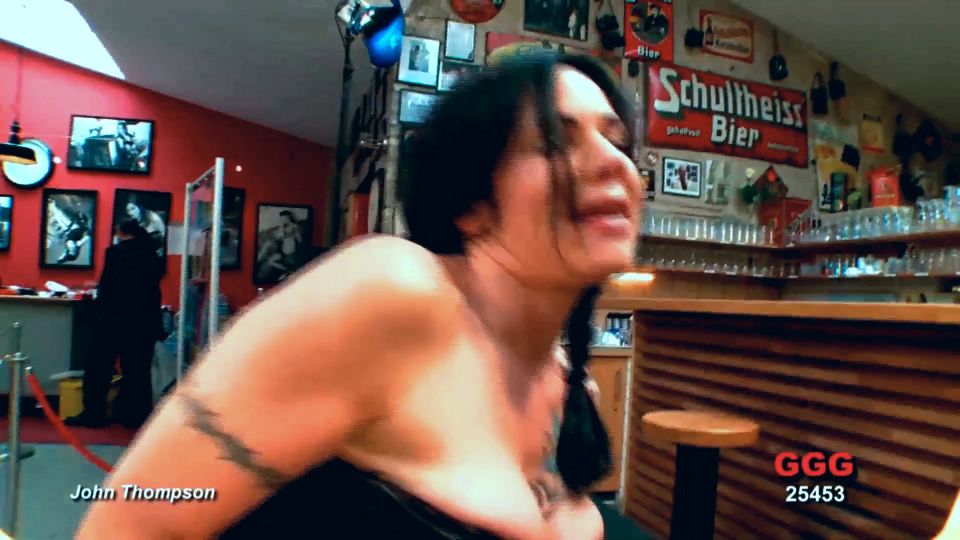 Tattooed Slut Gets Gangbanged and Facialized by 5 Hard Cocks