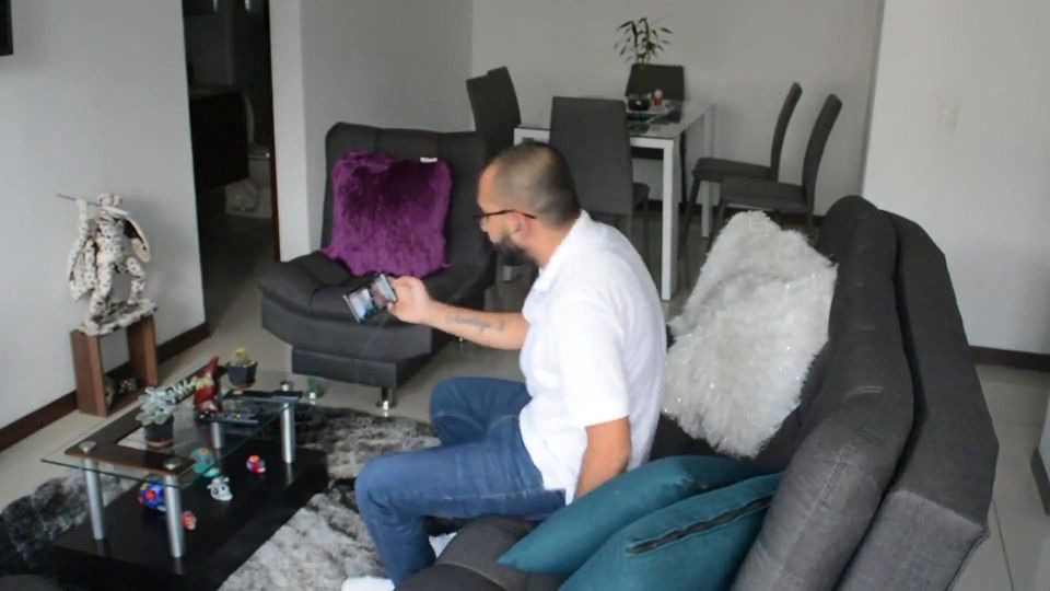 Surprised watching porn