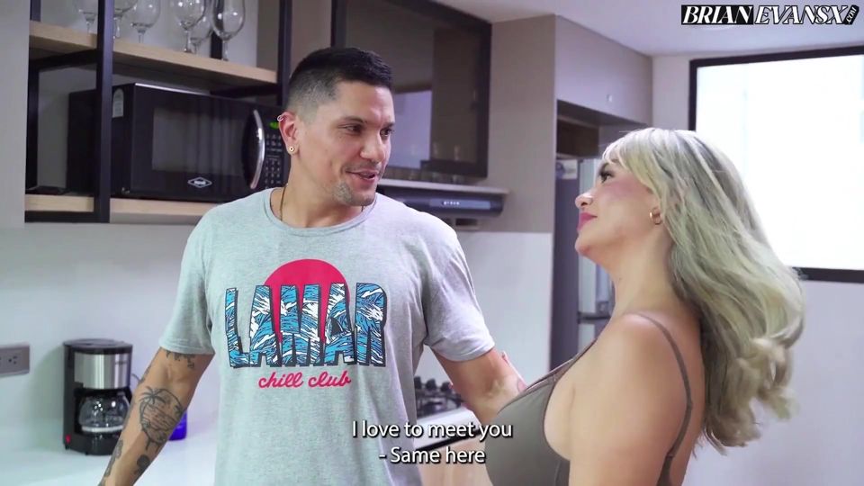 Tatiana Alvarez Has a Threesome with Her Husband, Two Cocks for Kourtney Love - Brian Evansx