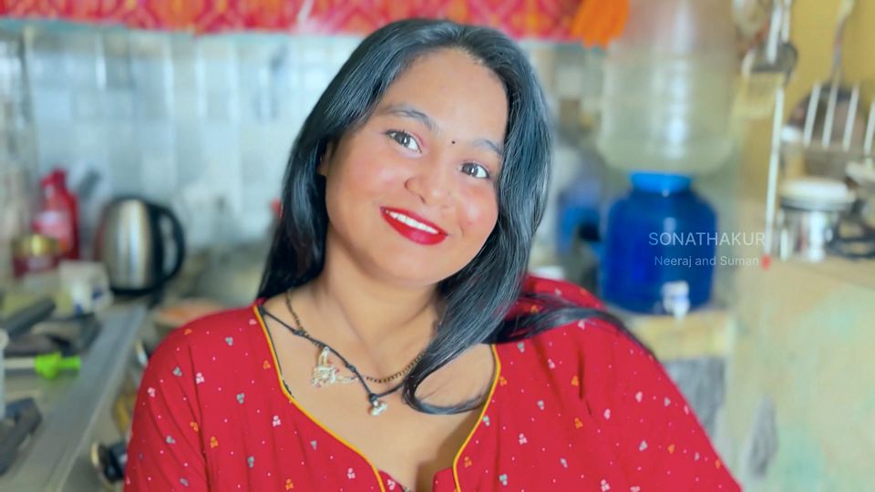 Beautiful Mami Seduced Me While Cooking in Kitchen - Hot Sex
