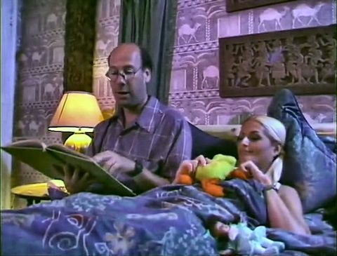 Older guy gets his hard cock swallowed by blonde nympho