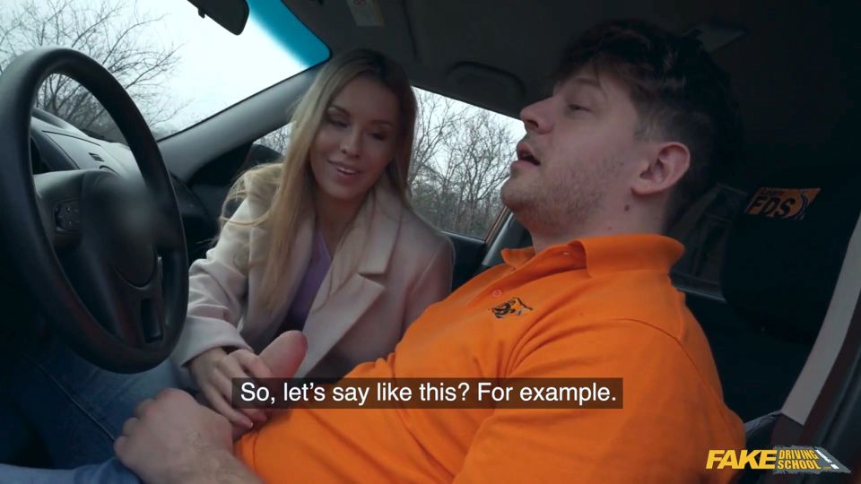 Fake Driving School - Road Rage Followed by Rough Fuck, Lucky Bee Cant Wait for a Facial