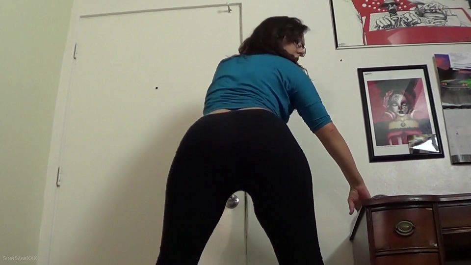 Booty Twerk Black Leggings Featuring Sinn Sage