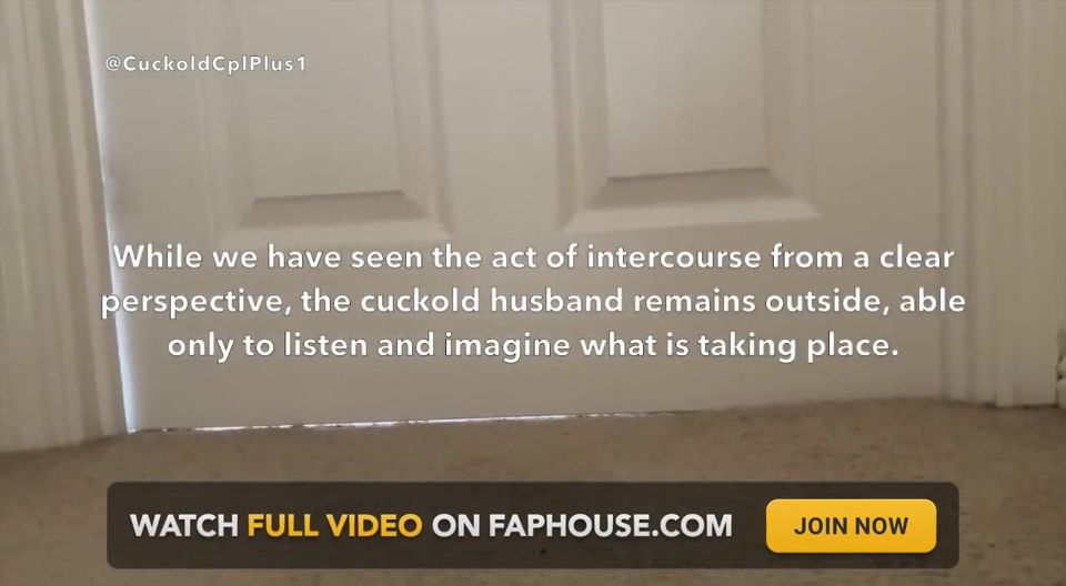 Cuckold Breeding Documentary. the Cuckold Listens Outside the Door