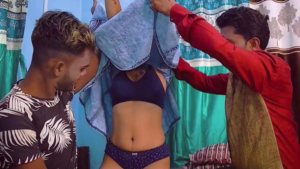 Two stepbrother fucked one stepsister