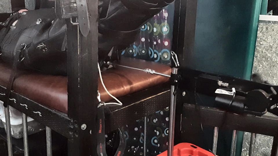 Leather Bondage and Machine Fuck by Mistress LDC