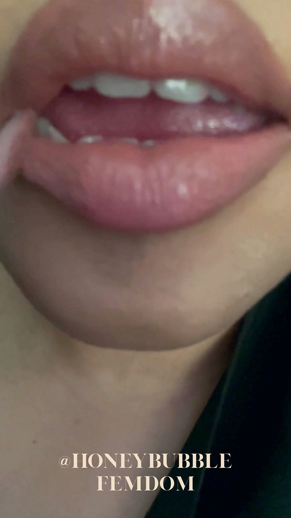Nude Lipgloss Lip Fetish, Lip Worship, Femdom