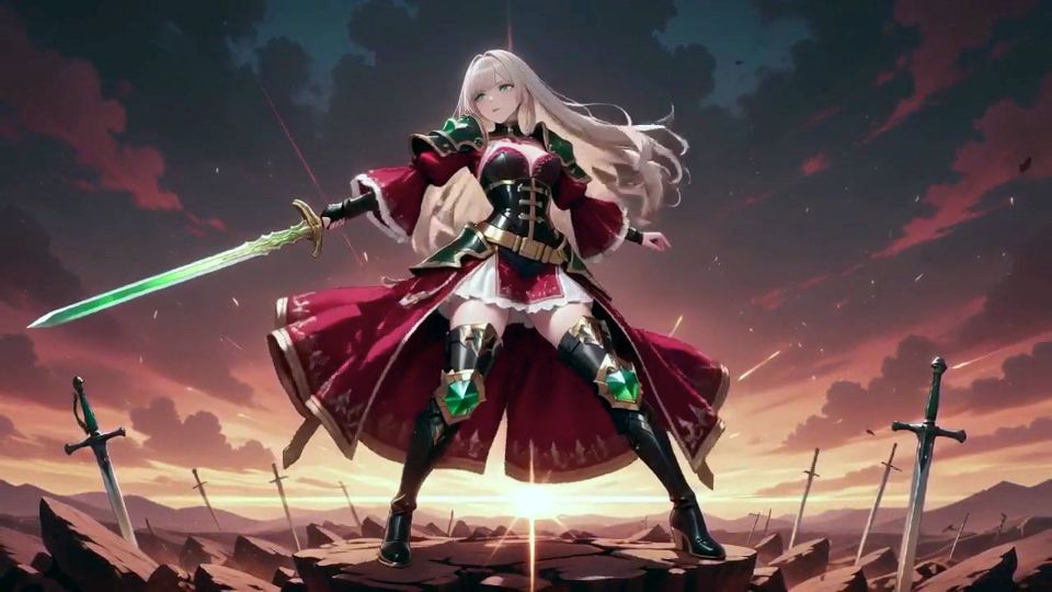 Blonde Queen Vs Silver Princess! a Magical Standoff in a Lavish Bedroom