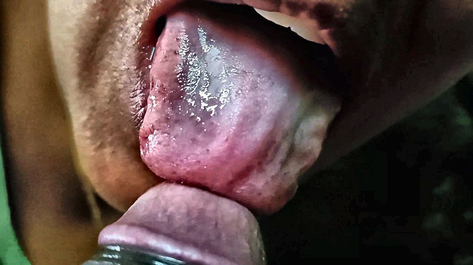 Ammu is sucking, licking, and biting his cock 111