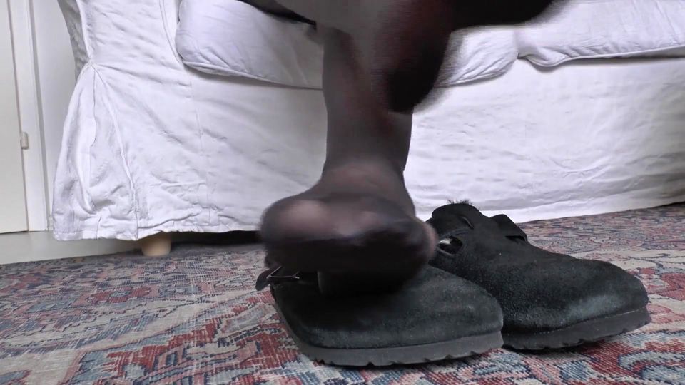 Sniff My Cheesy Nylon-slippered Feet