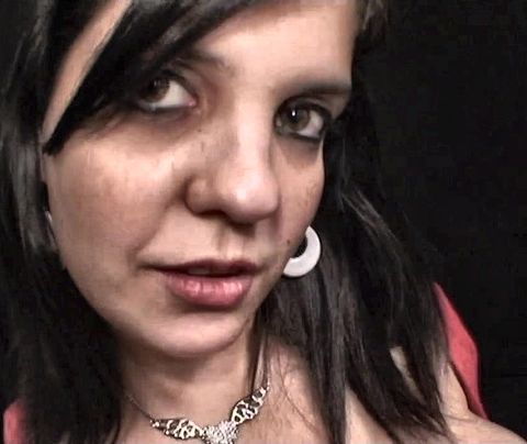 teen plays with her huge natural boobs