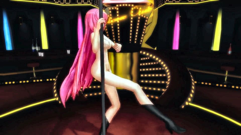 mmd MikuMikuDance girl pole dances