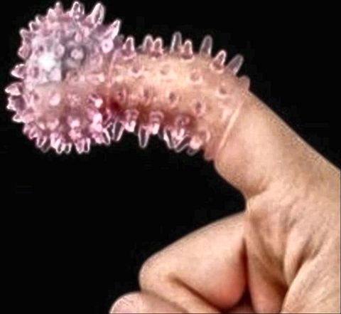 Finger G Spot massager sleeve