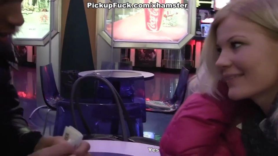 Woman fuck in public toilet