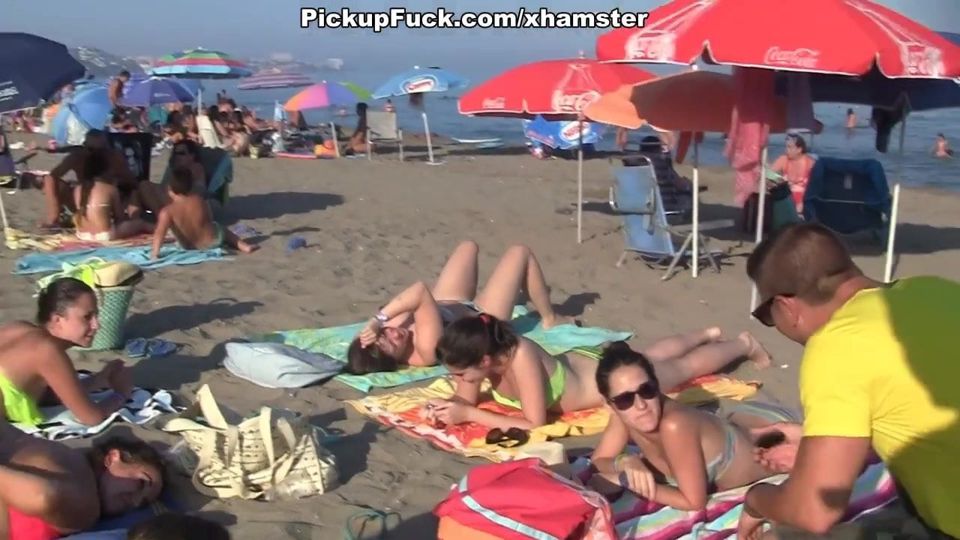 pick-up girl on the beach and fuck her