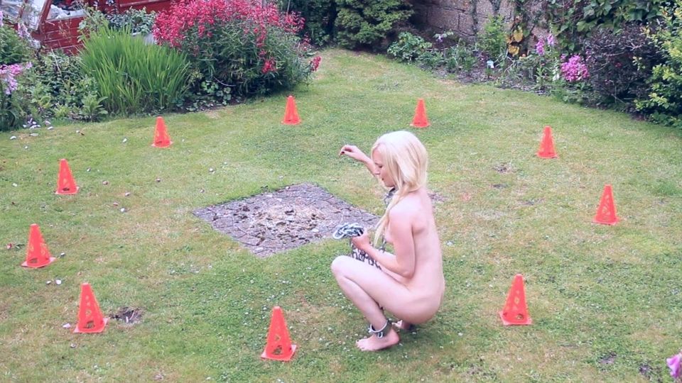 trained on the grass