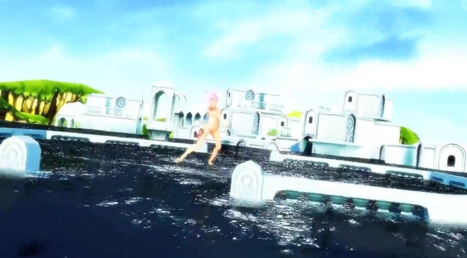 MMD Nude Water Dance