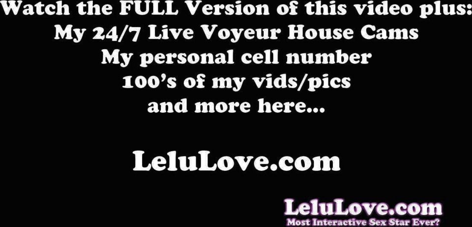 Lelu Love-Closeup Pussy Toes Jerkoff Encouragement