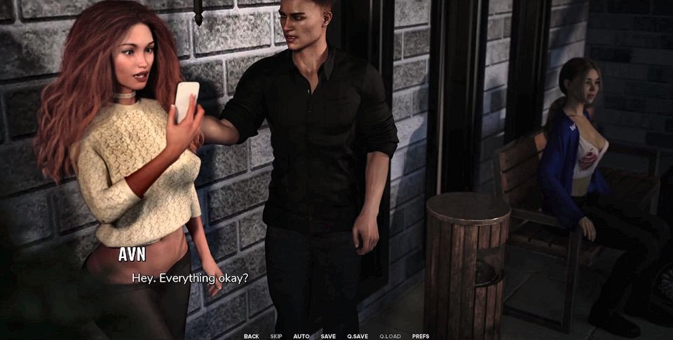 Taboo University - Hot Emo Girl Gives Me a Handjob Inside a Public Bus - 3D Porn Games