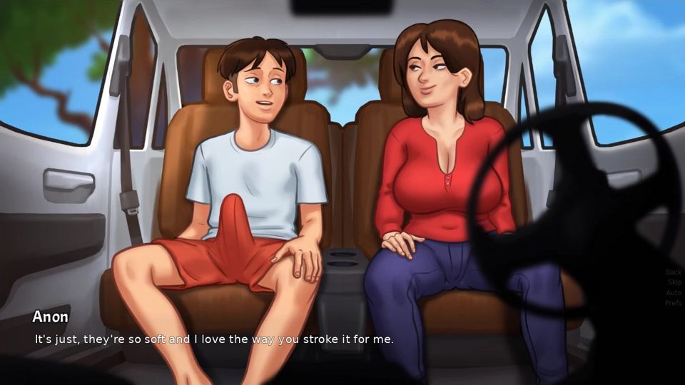 Summertime saga - gameplay - roleplay - debbie - car sex