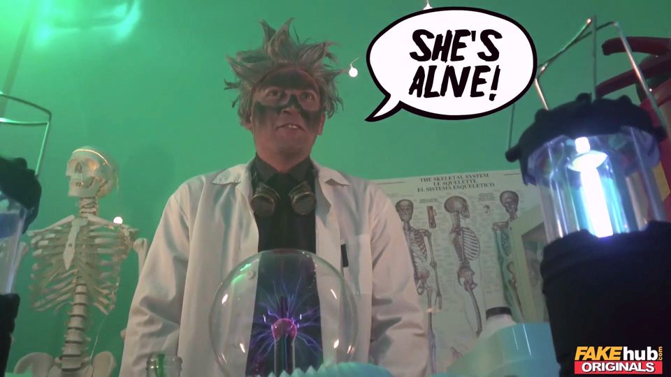 Fakehub Originals - Mad Scientist Steve Brings a Gorgeous Doll Lady Bug to Life & Gives Her a Wild Lab Workout