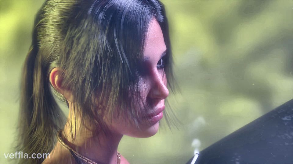 Lara Croft (Tomb Raider) moaning with pleasure during rough sex (4K)