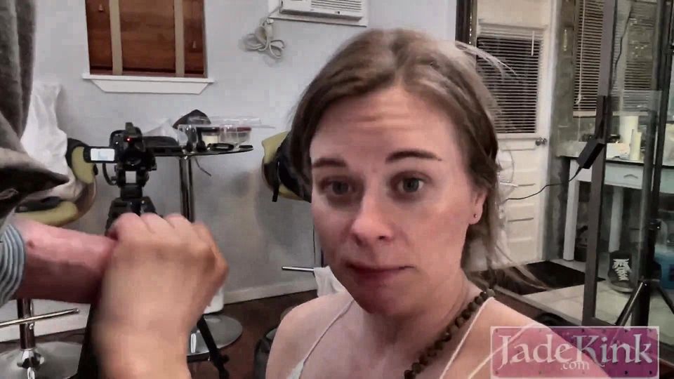 Submissive Girl Talks Down to Herself While Having Her Throat Reamed by a Giant Dildo