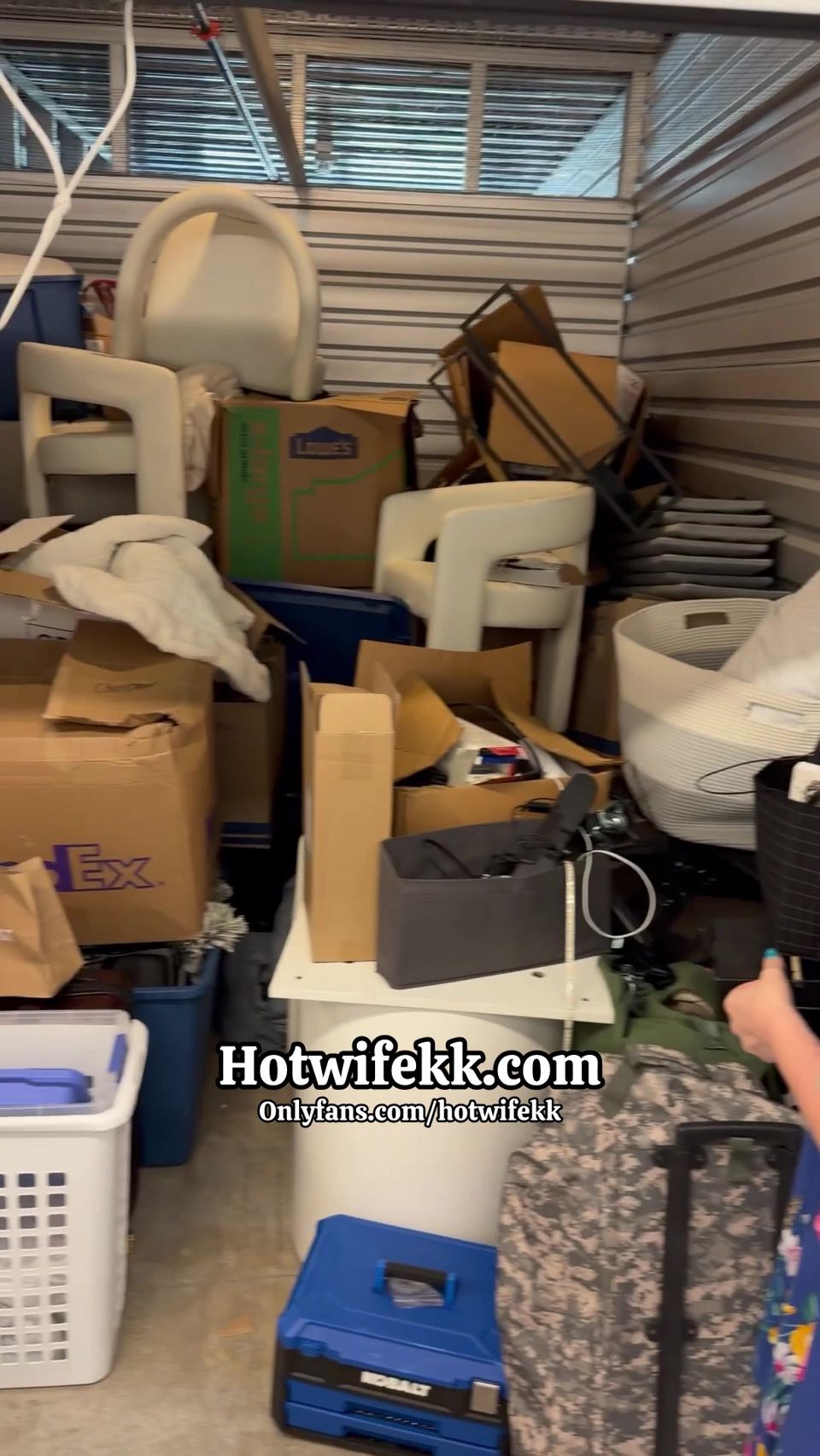 Public MMF Threesome in auctioned off storage unit