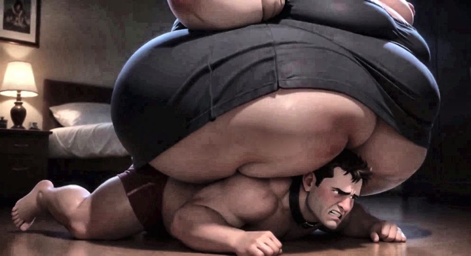 Heavy BBW Steps on Loser's Face - Humiliation & Trampling