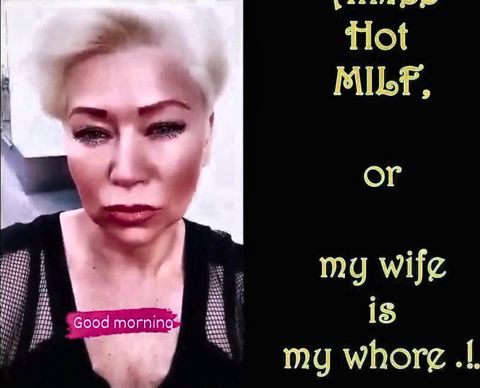 A Cool Mature Virtual Whore in Black Stockings Hammers Herself in Both of Her Holes with a Big Black Dildo.!. ))