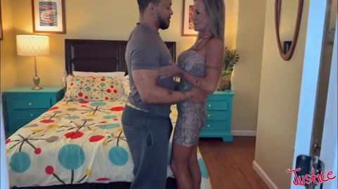 Hot Tatted Big Tit Mature Babe Loves BBC Stretching