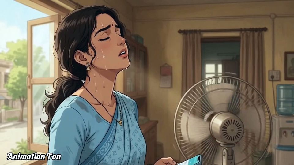 Unexpected Entry of Mechanic in Bedroom. Hindi 2D Animation