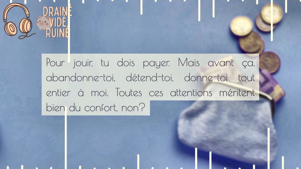Pay To Cum - French Audio JOI Findom Gentle Drain