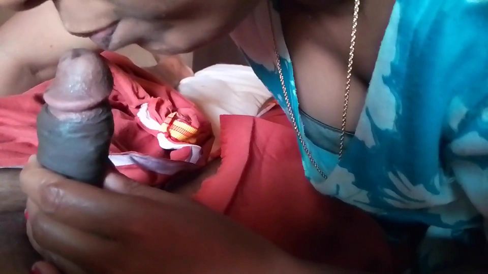 Indian Girl Sucks Her Husband's Penis and Milks It